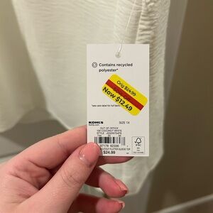 Women's Cream Blouse